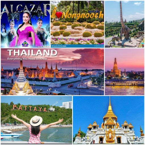 BANGKOK -PATTAYA - VƯỜN NHIỆT ĐỚI NONG NOOCH